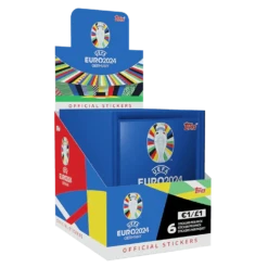Topps - Euro 2024 Sticker Collection - Booster Box (100 Packs)(Topps Euro 2024 Sticker Collection Full Box 100 Packets)
