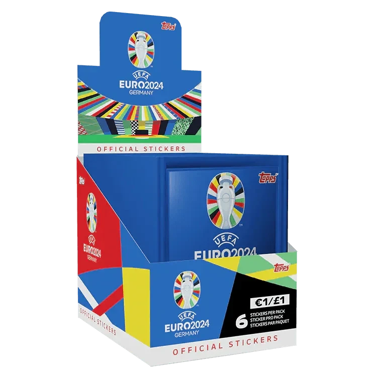 Topps - Euro 2024 Sticker Collection - Booster Box (100 Packs)(Topps Euro 2024 Sticker Collection Full Box 100 Packets) 1 Topps - Euro 2024 Sticker Collection - Booster Box (100 Packs)(Topps Euro 2024 Sticker Collection Full Box 100 Packets)