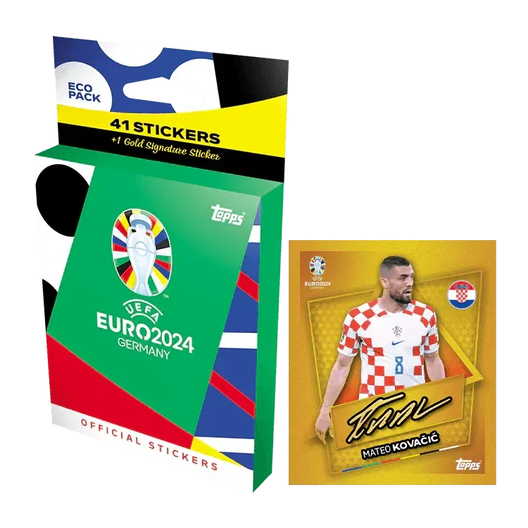 Topps - Euro 2024 Sticker Collection - Eco Pack(Topps Euro 2024 Sticker Collection Eco Pack) 2 Topps - Euro 2024 Sticker Collection - Eco Pack(Topps Euro 2024 Sticker Collection Eco Pack) - Image 2