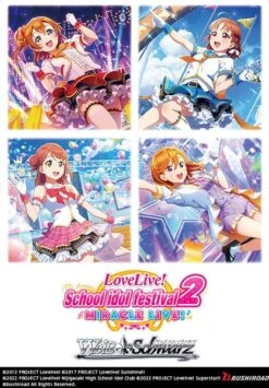 Weiss Schwarz - Love Live School Idol Festival 2 MIRACLE LIVE! - Booster Pack(Weiss Schwarz Love Live School Idol Festival 2 Miracle Live Booster Pack)