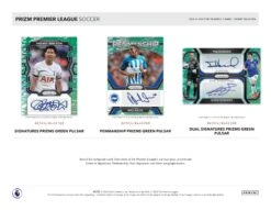 Panini - 2023/24 Prizm Premier League Football (Soccer) - Hobby Blaster Box(Panini 2023 24 Prizm Premier League Football Soccer Hobby Blaster Box) 8 Panini - 2023/24 Prizm Premier League Football (Soccer) - Hobby Blaster Box(Panini 2023 24 Prizm Premier League Football Soccer Hobby Blaster Box) -The Card Vault Store 2023 24 Panini Prizm English Premier League Soccer Cards HOBBY BLASTER Sell Sheet 3