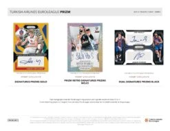 Panini - 2023/24 Prizm Euroleague Basketball (NBA) - Hobby Box(Panini 2023 24 Prizm Euroleague Basketball Nba Hobby Box) -The Card Vault Store 2023 24 Panini Prizm Turkish Airlines Euroleague Basketball Cards Sell Sheet 2