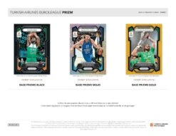 Panini - 2023/24 Prizm Euroleague Basketball (NBA) - Hobby Box(Panini 2023 24 Prizm Euroleague Basketball Nba Hobby Box) -The Card Vault Store 2023 24 Panini Prizm Turkish Airlines Euroleague Basketball Cards Sell Sheet 3