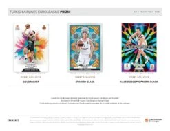 Panini - 2023/24 Prizm Euroleague Basketball (NBA) - Hobby Box(Panini 2023 24 Prizm Euroleague Basketball Nba Hobby Box) -The Card Vault Store 2023 24 Panini Prizm Turkish Airlines Euroleague Basketball Cards Sell Sheet 4