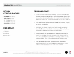 Panini - 2023/24 Revolution Basketball (NBA) - Hobby Box(Panini 2023 24 Revolution Basketball Nba Hobby Box) -The Card Vault Store 2023 24 Panini Revolution NBA Basketball Cards Sell Sheet 5
