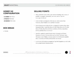 Panini - 2023/24 Select Basketball (NBA) - Hybrid H2 Box(Panini 2023 24 Select Basketball Nba Hybrid H2 Box) 11 Panini - 2023/24 Select Basketball (NBA) - Hybrid H2 Box(Panini 2023 24 Select Basketball Nba Hybrid H2 Box) -The Card Vault Store 2023 24 Panini Select H2 NBA Basketball Cards Sell Sheet 5