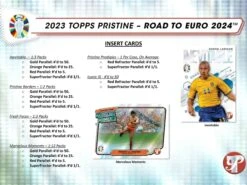 Topps - 2023 Road To Euros 2024 Pristine Football (Soccer) - Hobby Box(Topps 2023 Road To Euros 2024 Pristine Football Soccer Hobby Box) -The Card Vault Store 2023 Topps Pristine Road to Euros Soccer Cards Sell Sheet Page 3 scaled 1