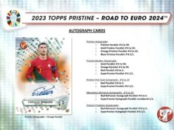 Topps - 2023 Road To Euros 2024 Pristine Football (Soccer) - Hobby Box(Topps 2023 Road To Euros 2024 Pristine Football Soccer Hobby Box) -The Card Vault Store 2023 Topps Pristine Road to Euros Soccer Cards Sell Sheet Page 4 scaled 1