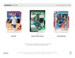 Panini - 2024/25 Donruss Football (Soccer) - Hobby Box(Panini 2024 25 Donruss Football Soccer Hobby Box) -The Card Vault Store 2024 25 Donruss Soccer Cards Sell Sheet 2