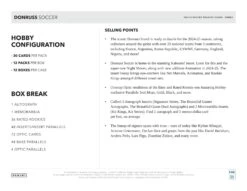 Panini - 2024/25 Donruss Football (Soccer) - Hobby Box(Panini 2024 25 Donruss Football Soccer Hobby Box) -The Card Vault Store 2024 25 Donruss Soccer Cards Sell Sheet 5