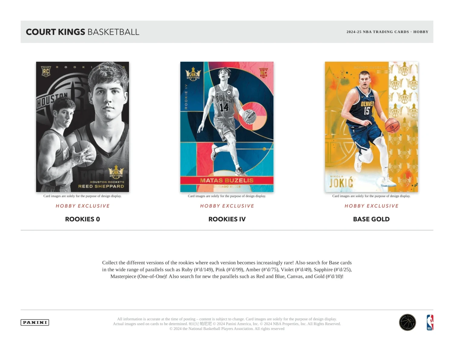 Panini - 2024/25 Court Kings Basketball (NBA) - Hobby Box(Panini 2024 25 Court Kings Basketball Nba Hobby Box) 3 Panini - 2024/25 Court Kings Basketball (NBA) - Hobby Box(Panini 2024 25 Court Kings Basketball Nba Hobby Box) - Image 3