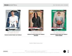 Panini - 2024/25 Prizm Fast Break Basketball (NBA) - Hobby Box(Panini 2024 25 Prizm Fast Break Basketball Nba Hobby Box) -The Card Vault Store 2024 25 Panini Prizm Fast Break NBA Basketball Cards Sell Sheet 5