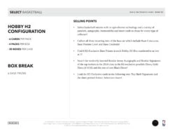 Panini - 2024/25 Select Basketball (NBA) - Hybrid H2 Box(Panini 2024 25 Select Basketball Nba Hybrid H2 Box) -The Card Vault Store 2024 25 Panini Select H2 NBA Basketball Cards Sell Sheet 5