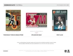 Panini - 2024 Donruss Elite American Football (NFL) - Hobby Box(Panini 2024 Donruss Elite American Football Nfl Hobby Box) -The Card Vault Store 2024 Donruss Elite NFL Football Cards Sell Sheet 4