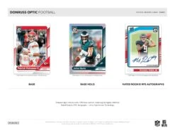 Panini - 2024 Donruss Optic American Football (NFL) - Hobby Box(Panini 2024 Donruss Optic American Football Nfl Hobby Box) -The Card Vault Store 2024 Donruss Optic NFL Football Cards Sell Sheet 2
