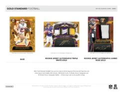 Panini - 2024 Gold Standard American Football (NFL) - Hobby Box(Panini 2024 Gold Standard American Football Nfl Hobby Box) -The Card Vault Store 2024 Panini Gold Standard NFL Football Cards Sell Sheet 2