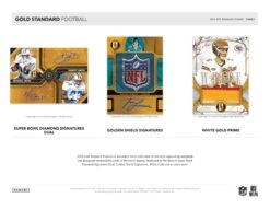 Panini - 2024 Gold Standard American Football (NFL) - Hobby Box(Panini 2024 Gold Standard American Football Nfl Hobby Box) -The Card Vault Store 2024 Panini Gold Standard NFL Football Cards Sell Sheet 3