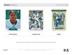 Panini - 2024 Mosaic American Football (NFL) - Hobby Box(Panini 2024 Mosaic American Football Nfl Hobby Box) -The Card Vault Store 2024 Panini Mosaic NFL Football Cards Sell Sheet 4