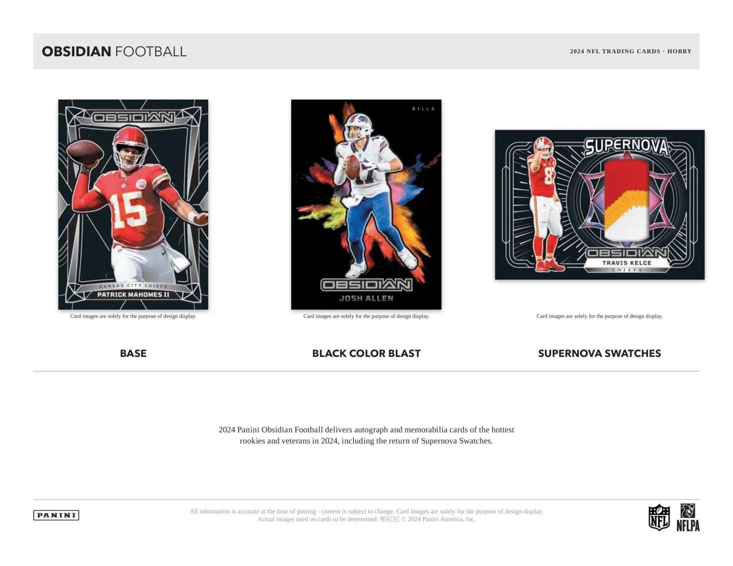 Panini - 2024 Obsidian American Football (NFL) - Hobby Box(Panini 2024 Obsidian American Football Nfl Hobby Box) 2 Panini - 2024 Obsidian American Football (NFL) - Hobby Box(Panini 2024 Obsidian American Football Nfl Hobby Box) - Image 2