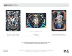 Panini - 2024 Obsidian American Football (NFL) - Hobby Box(Panini 2024 Obsidian American Football Nfl Hobby Box) 8 Panini - 2024 Obsidian American Football (NFL) - Hobby Box(Panini 2024 Obsidian American Football Nfl Hobby Box) -The Card Vault Store 2024 Panini Obsidian NFL Football Cards Sell Sheet 4