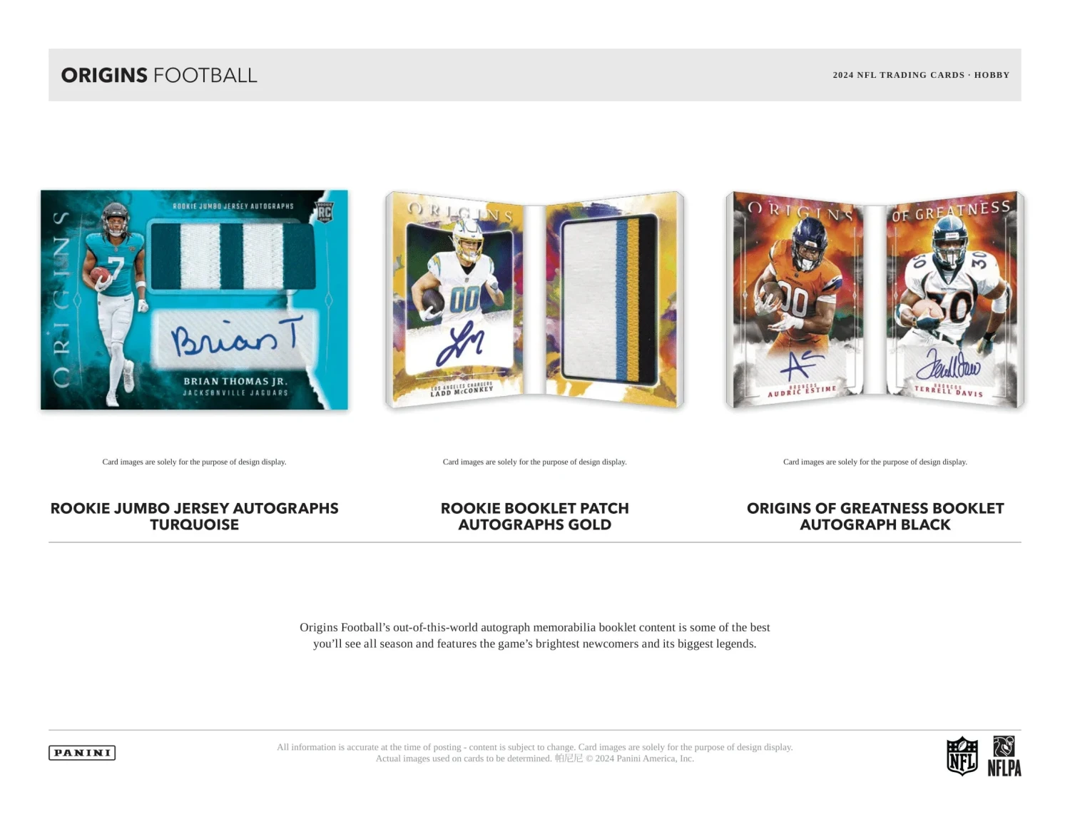 Panini - 2024 Origins American Football (NFL) - Hobby Box(Panini 2024 Origins American Football Nfl Hobby Box) 5 Panini - 2024 Origins American Football (NFL) - Hobby Box(Panini 2024 Origins American Football Nfl Hobby Box) - Image 5