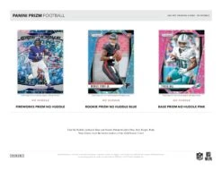 Panini - 2024 Prizm No Huddle American Football (NFL) - Hobby Box(Panini 2024 Prizm No Huddle American Football Nfl Hobby Box) -The Card Vault Store 2024 Panini Prizm No Huddle NFL Football Cards Sell Sheet 2