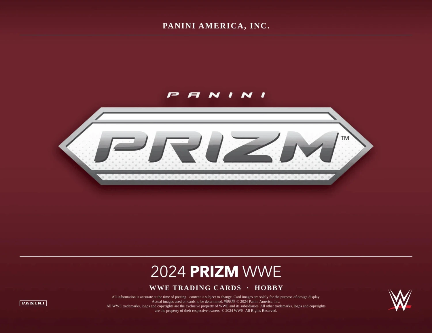 Panini - 2024 Prizm WWE Wrestling - Hobby Box (12 Packs)(Panini 2024 Prizm Wwe Wrestling Hobby Box 12 Packs) 2 Panini - 2024 Prizm WWE Wrestling - Hobby Box (12 Packs)(Panini 2024 Prizm Wwe Wrestling Hobby Box 12 Packs) - Image 2