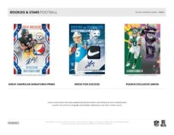 Panini - 2024 Rookies & Stars American Football (NFL) - Hobby Box(Panini 2024 Rookies Stars American Football Nfl Hobby Box) 10 Panini - 2024 Rookies & Stars American Football (NFL) - Hobby Box(Panini 2024 Rookies Stars American Football Nfl Hobby Box) -The Card Vault Store 2024 Panini Rookies and Stars NFL Football Cards Sell Sheet 4