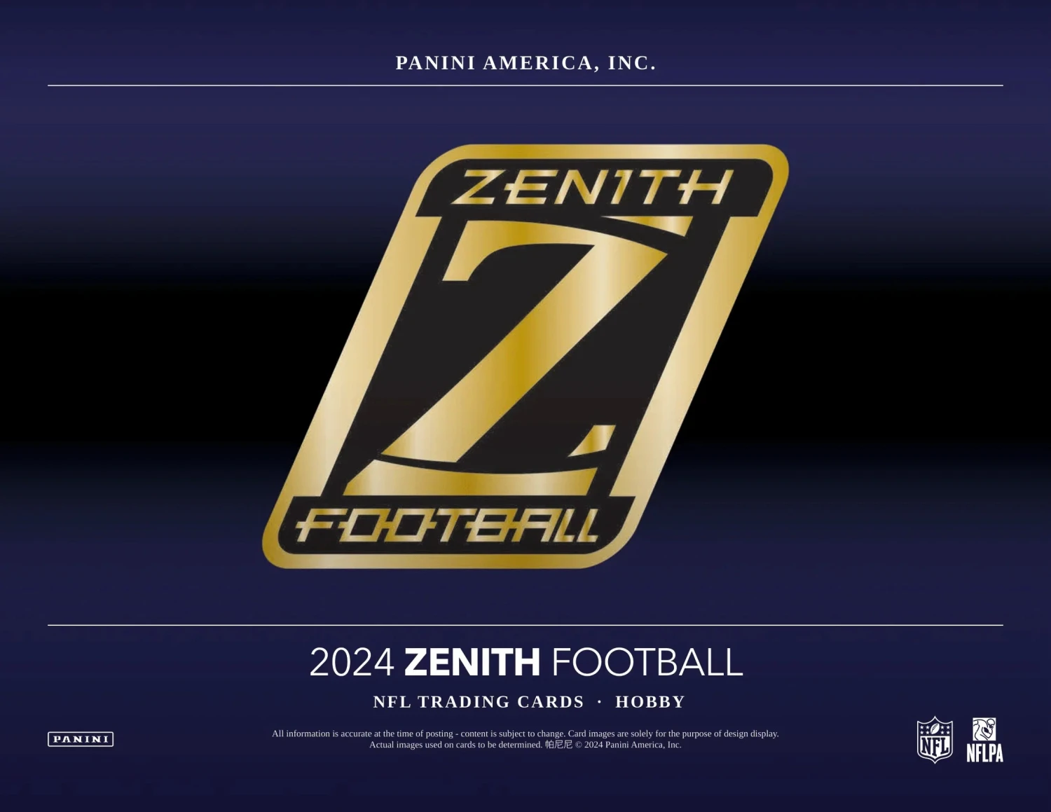 Panini - 2024 Zenith American Football (NFL) - Hobby Box(Panini 2024 Zenith American Football Nfl Hobby Box) 2 Panini - 2024 Zenith American Football (NFL) - Hobby Box(Panini 2024 Zenith American Football Nfl Hobby Box) - Image 2