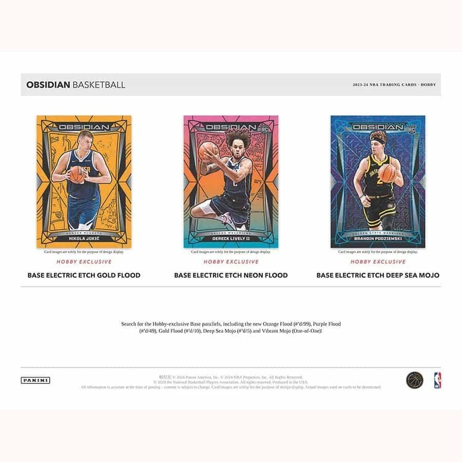 Panini - 2023/24 Obsidian Basketball (NBA) - Hobby Box(Panini 2023 24 Obsidian Basketball Nba Hobby Box) 6 Panini - 2023/24 Obsidian Basketball (NBA) - Hobby Box(Panini 2023 24 Obsidian Basketball Nba Hobby Box) - Image 6