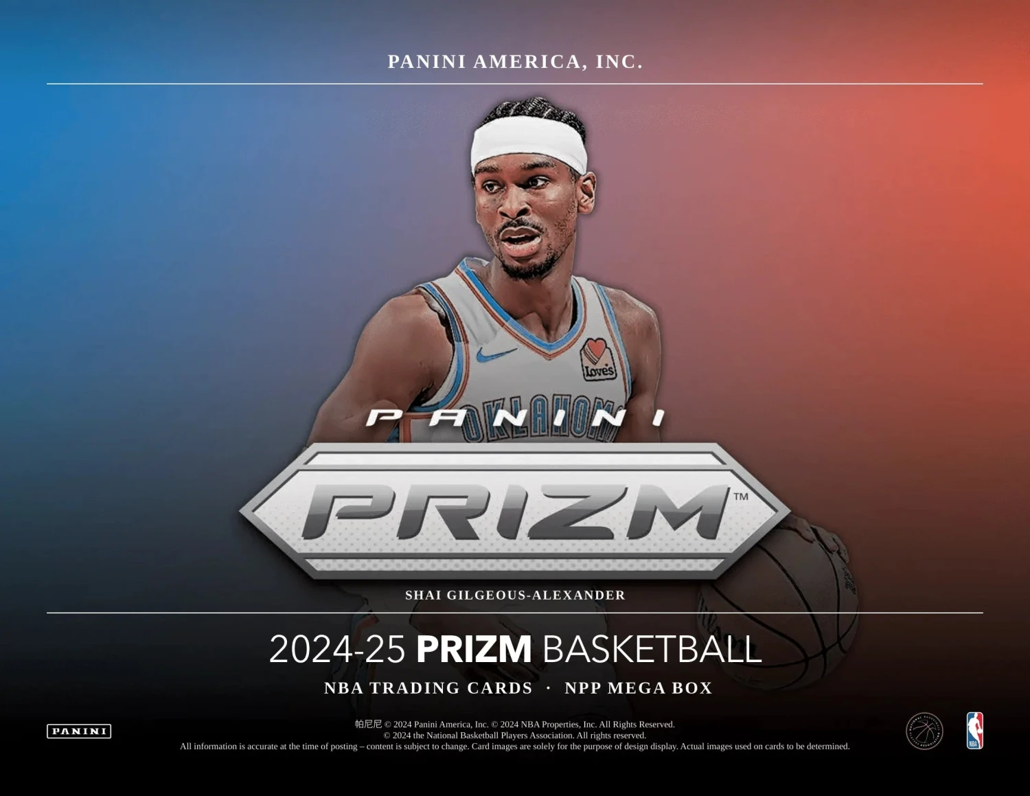 Panini - 2024/25 Prizm Basketball (NBA) - Mega Box(Panini 2024 25 Prizm Basketball Nba Mega Box) 2 Panini - 2024/25 Prizm Basketball (NBA) - Mega Box(Panini 2024 25 Prizm Basketball Nba Mega Box) - Image 2