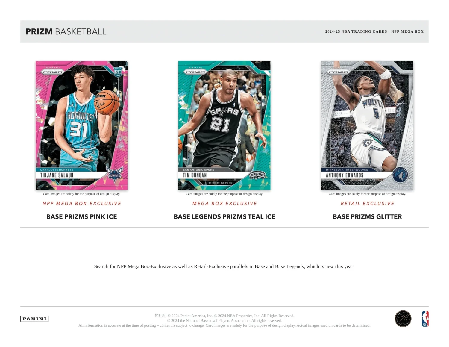 Panini - 2024/25 Prizm Basketball (NBA) - Mega Box(Panini 2024 25 Prizm Basketball Nba Mega Box) 4 Panini - 2024/25 Prizm Basketball (NBA) - Mega Box(Panini 2024 25 Prizm Basketball Nba Mega Box) - Image 4