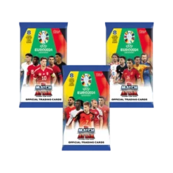 Topps - UEFA Euro 2024 Football (Soccer) Match Attax - Booster Pack (8 Cards)(Topps Uefa Euro 2024 Football Soccer Match Attax Booster Pack 8 Cards)