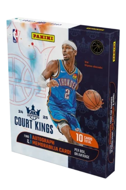 Panini - 2024/25 Court Kings Basketball (NBA) - Hobby Box(Panini 2024 25 Court Kings Basketball Nba Hobby Box)