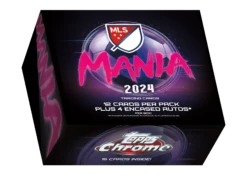 Topps - 2024 Chrome MLS Football (Soccer) - Mania Box(Topps 2024 Chrome Mls Football Soccer Mania Box)