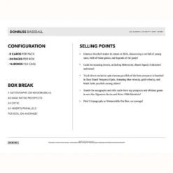 Panini - 2024 Donruss Baseball (MLB) - Hobby Box(Panini 2024 Donruss Baseball Mlb Hobby Box) -The Card Vault Store 24pabd 4