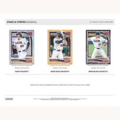 Panini - 2024 USA Stars & Stripes Baseball (MLB) - Hobby Box(Panini 2024 Usa Stars Stripes Baseball Mlb Hobby Box) -The Card Vault Store 24pabusass 1