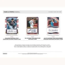 Panini - 2024 USA Stars & Stripes Baseball (MLB) - Hobby Box(Panini 2024 Usa Stars Stripes Baseball Mlb Hobby Box) -The Card Vault Store 24pabusass 2
