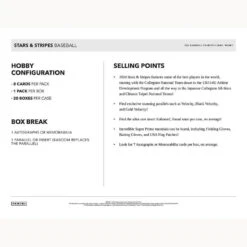 Panini - 2024 USA Stars & Stripes Baseball (MLB) - Hobby Box(Panini 2024 Usa Stars Stripes Baseball Mlb Hobby Box) -The Card Vault Store 24pabusass 4