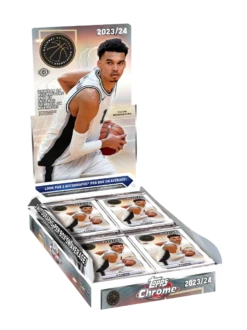 Topps - 2023/24 Chrome Basketball (NBA) - Hobby Box(Topps 2023 24 Chrome Basketball Nba Hobby Box)