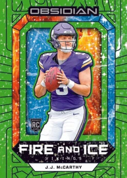 Panini - 2024 Obsidian American Football (NFL) - International Hobby Box(Panini 2024 Obsidian American Football Nfl International Hobby Box) 11 Panini - 2024 Obsidian American Football (NFL) - International Hobby Box(Panini 2024 Obsidian American Football Nfl International Hobby Box) -The Card Vault Store 3 fireandice j.mccarthy copy