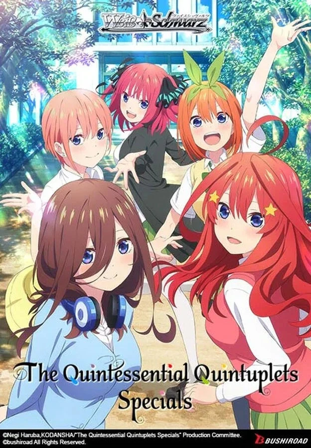 Weiss Schwarz - The Quintessential Quintuplets Specials - Premium Booster Box (6x Packs)(Weiss Schwarz The Quintessential Quintuplets Specials Premium Booster Box 6 Packs) 2 Weiss Schwarz - The Quintessential Quintuplets Specials - Premium Booster Box (6x Packs)(Weiss Schwarz The Quintessential Quintuplets Specials Premium Booster Box 6 Packs) - Image 2