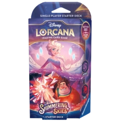 Disney - Lorcana TCG - Shimmering Skies - Starter Deck - Elsa & Ralph(Disney Lorcana Tcg Shimmering Skies Starter Deck Elsa Ralph)