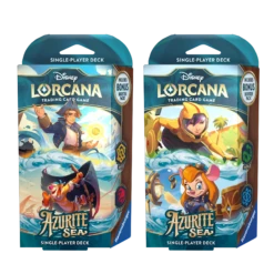 Disney - Lorcana TCG - Azurite Sea - Starter Deck Bundle(Disney Lorcana Tcg Azurite Sea Starter Deck Bundle)
