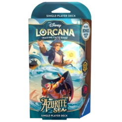 Disney - Lorcana TCG - Azurite Sea - Starter Deck - Jim & Tigger(Disney Lorcana Tcg Azurite Sea Starter Deck Jim Tigger)
