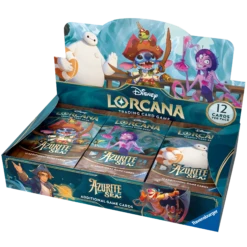 Disney - Lorcana TCG - Azurite Sea - Booster Box (24 Packs)(Disney Lorcana Tcg Azurite Sea Booster Box 24 Packs)