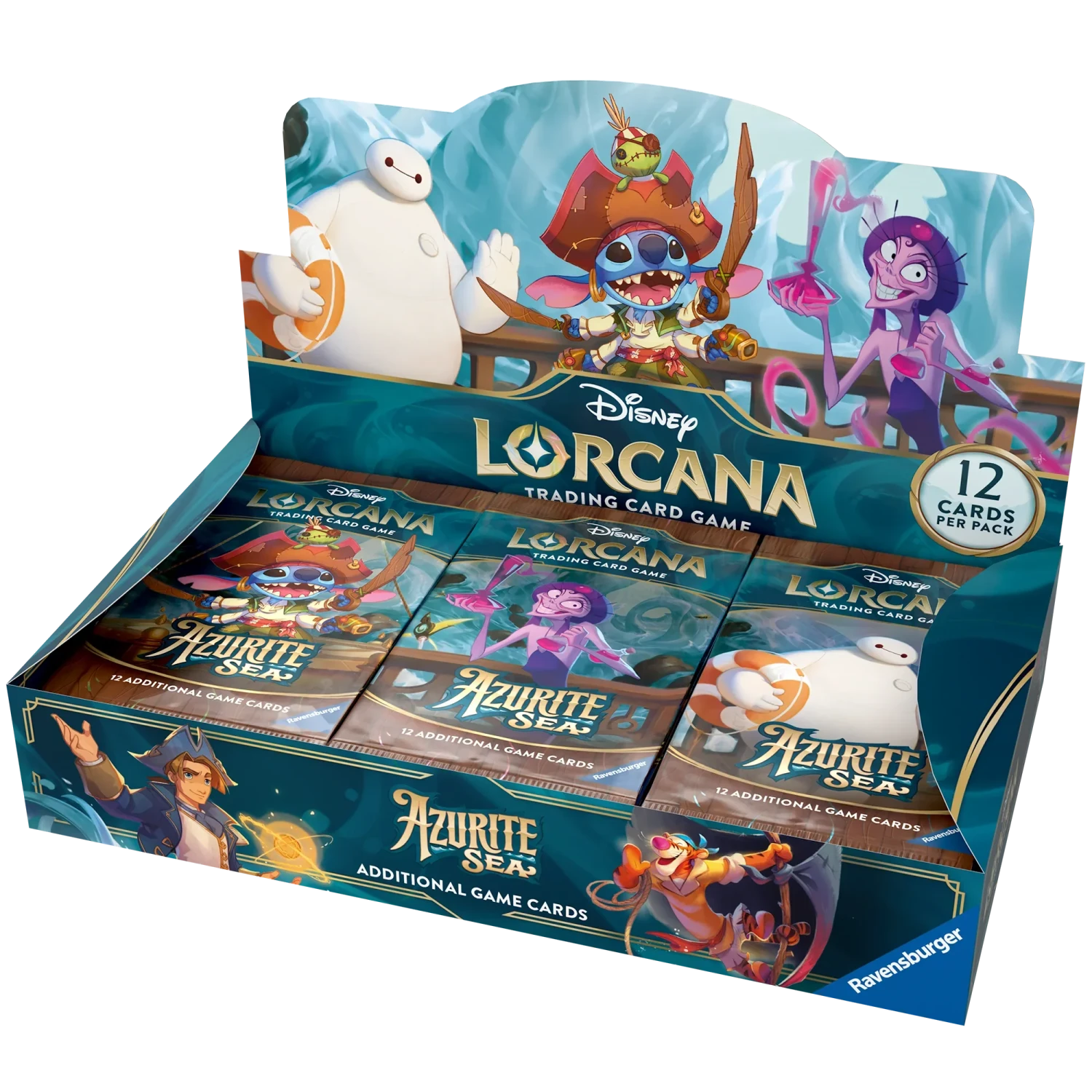 Disney - Lorcana TCG - Azurite Sea - Booster Box (24 Packs)(Disney Lorcana Tcg Azurite Sea Booster Box 24 Packs) 1 Disney - Lorcana TCG - Azurite Sea - Booster Box (24 Packs)(Disney Lorcana Tcg Azurite Sea Booster Box 24 Packs)