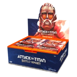 UniVersus CCG - Attack On Titan - Battle For Humanity Booster Box (24 Packs)(Universus Tcg Attack On Titan Booster Box 24 Packs)