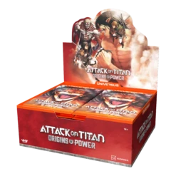UniVersus CCG - Attack On Titan - Origins Of Power Booster Box (24 Packs)(Universus Ccg Attack On Titan Origins Of Power Booster Box Display)