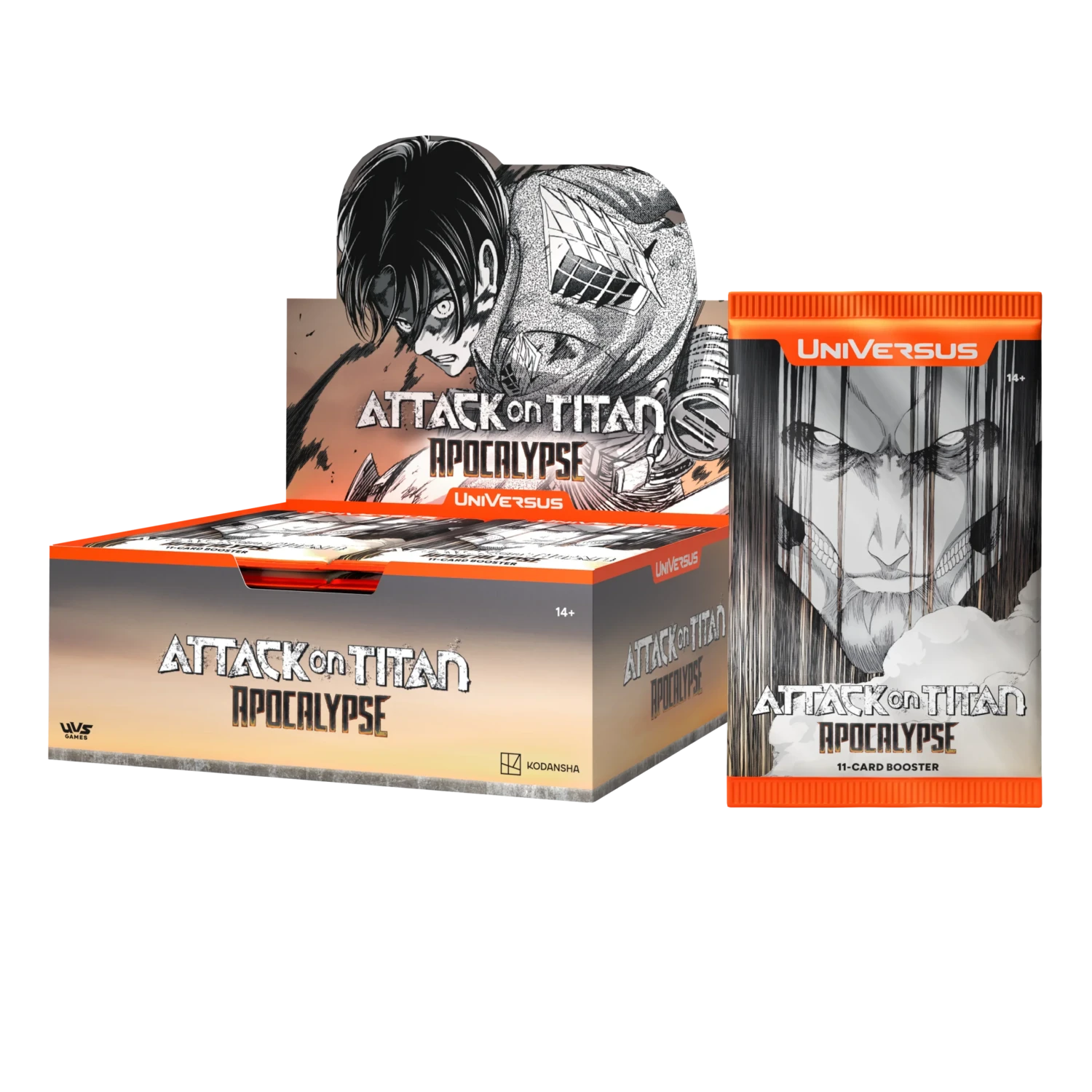 UniVersus CCG - Attack On Titan - Apocalypse Booster Pack(Universus Ccg Attack On Titan Apocalypse Booster Pack) 2 UniVersus CCG - Attack On Titan - Apocalypse Booster Pack(Universus Ccg Attack On Titan Apocalypse Booster Pack) - Image 2